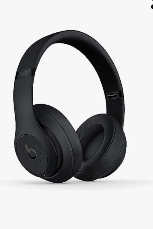 Beats Studio3 Wireless Noise Cancelling Over-Ear Headphones - Apple W1 Headphone Chip, Class 1 Bluetooth, 22 Hours of Listening Time, Built-in Microphone - Matte Black