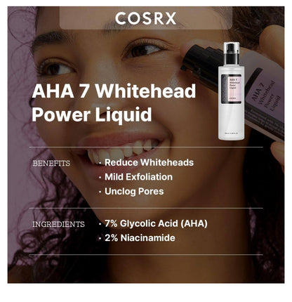 COSRX AHA 7 Whitehead Power Liquid, 100ml