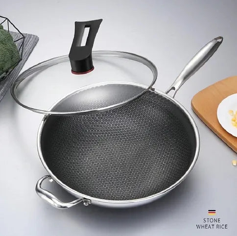 BECWARE 蜂锅 High Quality 34cm Honeycomb Non-stick Pan